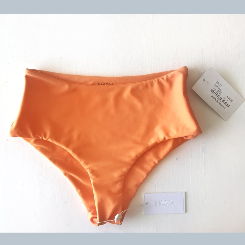 Orange color women's swimming bikini. Size S. New NWT. Thalassa